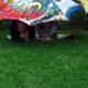 La Place aux Siestes sous la pluie