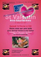 Affiche pour la saint valentin