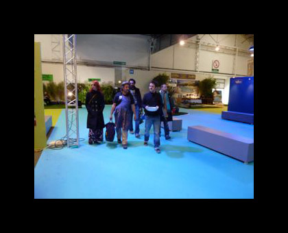 L'arrivÃ©e au Salon Piscines et Jardin